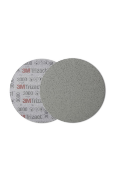 3M Trizact Hookit P3000 – abrazyvinis šlifavimo diskas, 150 mm 3M Trizact Hookit P3000 – abrazyvinis šlifavimo diskas, 150 mm