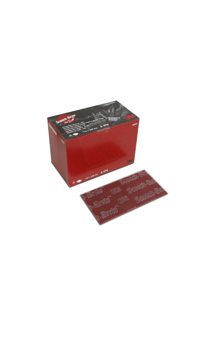 3M Šiaušimo kempinė Scotch Brite Very Fine 114 x 228 mm, spalva raudona 3M Šiaušimo kempinė Scotch Brite Very Fine 114 x 228 mm, spalva raudona