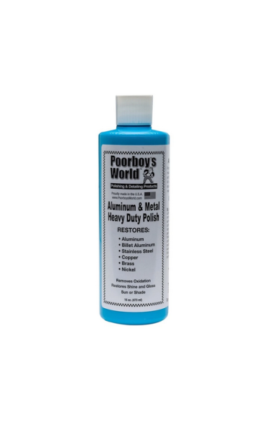 Poorboy's World HD Aluminum & Metal Polish - Poliravimo pasta metalui 473ml Poorboy's World HD Aluminum & Metal Polish - Poliravimo pasta metalui 473ml