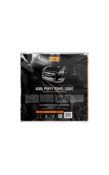 ADBL Mikropluošto šluostė “Puffy Towel Light” 41x41cm ADBL Mikropluošto šluostė “Puffy Towel Light” 41x41cm