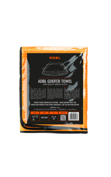 ADBL Stiklų Valymo Šluostė „Goofer Towel“ 500 GSM ADBL Stiklų Valymo Šluostė „Goofer Towel“ 500 GSM