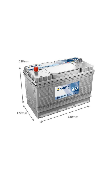 Akumuliatorius VARTA 12V 105Ah/800A (D+ standartinis)