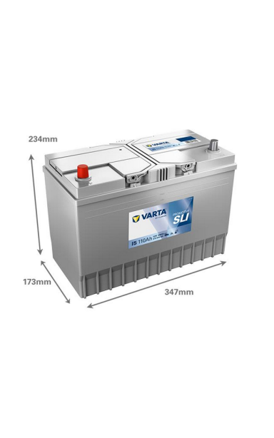 Akumuliatorius VARTA 12V 110Ah/680A (K+ standartinis)