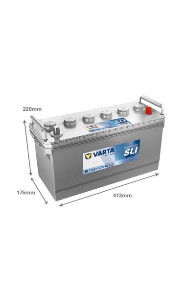 Akumuliatorius VARTA 12V 110Ah/850A (D+ standartinis)