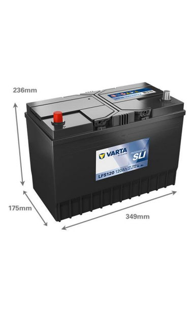 Akumuliatorius VARTA 12V 120Ah/780A (K+ standartinis)