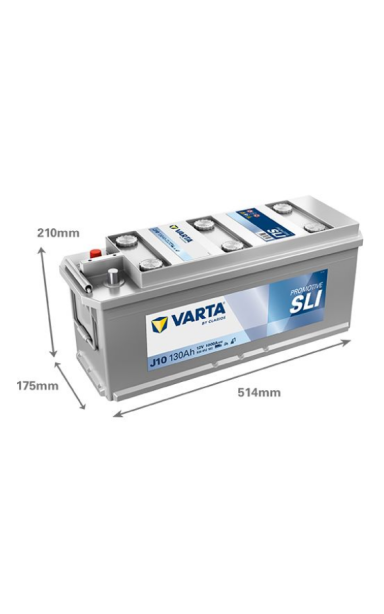 Akumuliatorius VARTA 12V 130Ah/1000A (K+ standartinis)