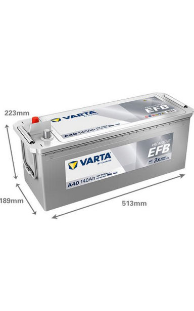 Akumuliatorius VARTA 12V 140Ah/800A START&STOP EFB (K+ standartinis)