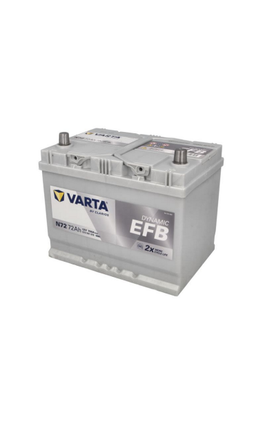 Akumuliatorius VARTA 12V 72Ah/760A START&STOP EFB (D+ standartinis)
