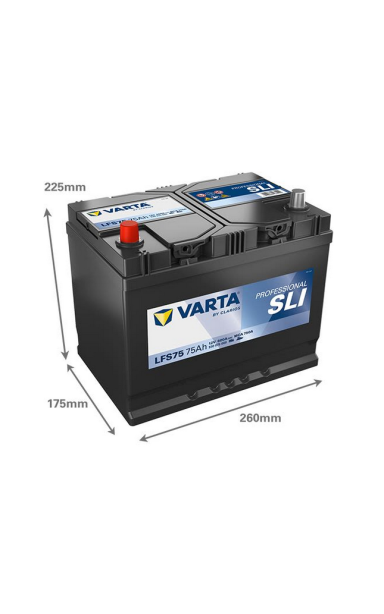 Akumuliatorius VARTA 12V 75Ah/600A (K+ standartinis)