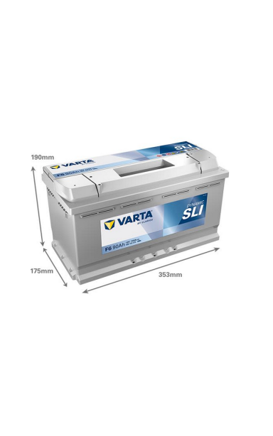 Akumuliatorius VARTA 12V 90Ah/720A (D+ standartinis)