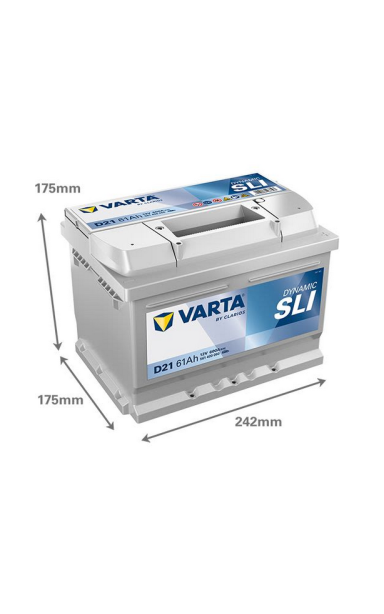 Akumuliatorius VARTA 12V 95Ah/850A (D+ standartinis)