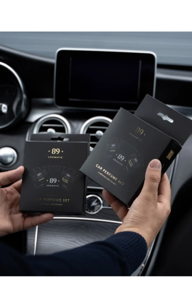 Aromatic 89 automobilių oro gaiviklių rinkinys – 6 skirtingi kvapai