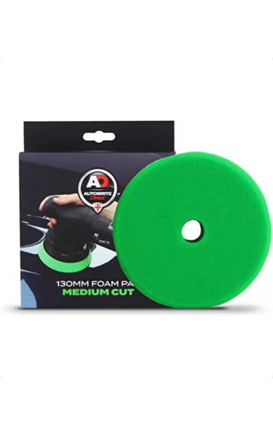 Autobrite Direct Medium Cut 130 mm – vidutinio kietumo poliravimo padas Autobrite Direct Medium Cut 130 mm – vidutinio kietumo poliravimo padas