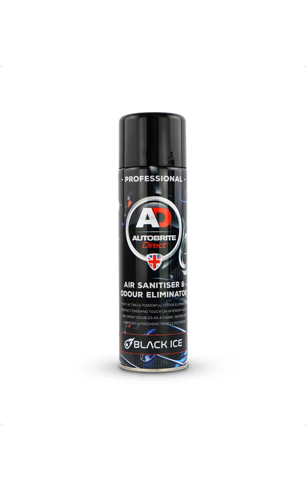 Autobrite Direct Black Ice 500 ml – automobilio salono oro gaiviklis ir kvapų neutralizatorius Autobrite Direct Black Ice 500 ml – automobilio salono oro gaiviklis ir kvapų neutralizatorius