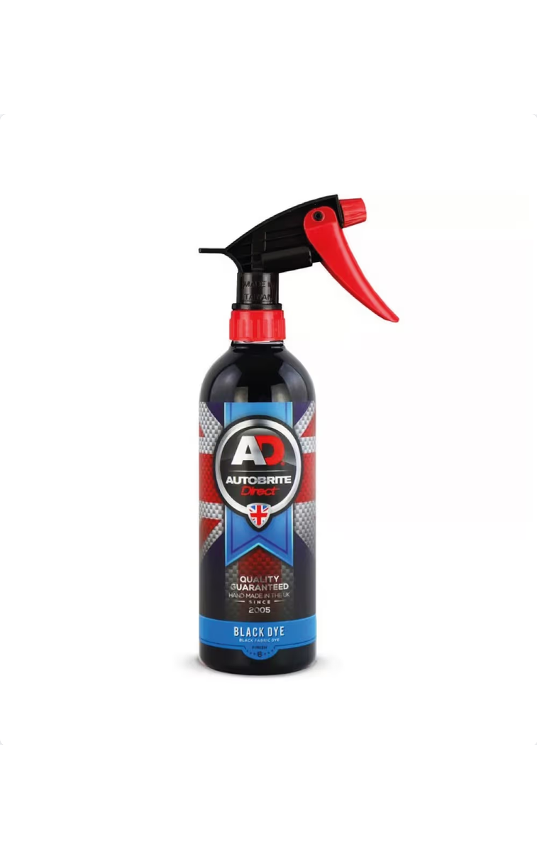 Autobrite Direct Black Dye 500 ml – juodų ir išblukusių paviršių spalvos atnaujintojas