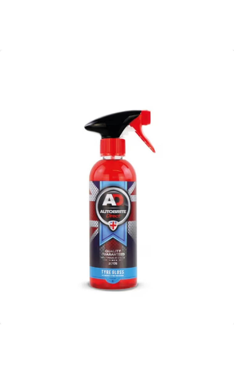 Autobrite Direct TyreGloss 500 ml – padangų, gumos ir plastiko atnaujinimo priemonė Autobrite Direct TyreGloss 500 ml – padangų, gumos ir plastiko atnaujinimo priemonė