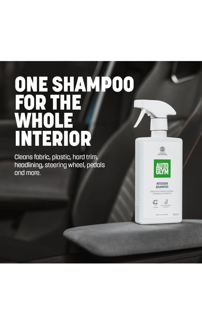 Autoglym Interior Shampoo 500 ml – universalus automobilio salono valiklis 1