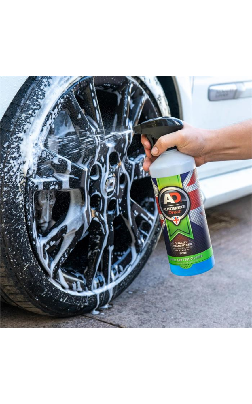 Autobrite Direct Wheel & Tyre Cleaner – koncentruotas ratlankių ir padangų valiklis 1