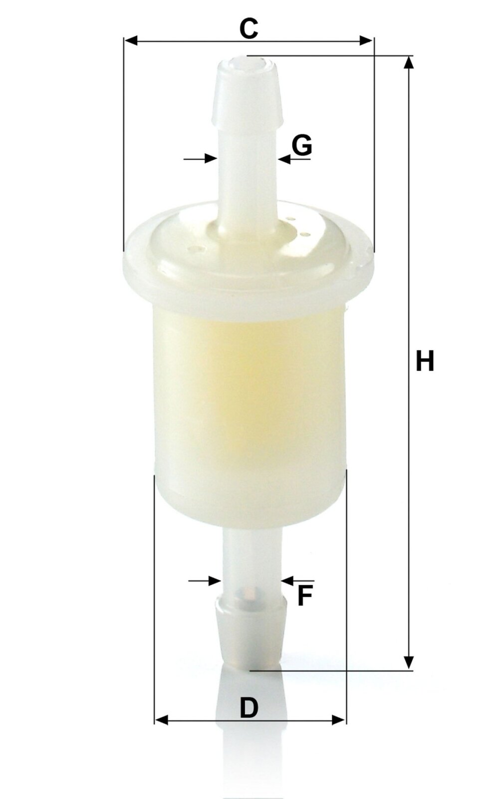 Benzino filtras MANN-FILTER Benzino filtras MANN-FILTER