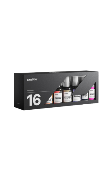 CarPro Cube Box – mini priemonių rinkinys 16×50 ml
