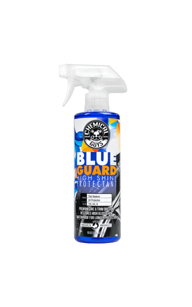 Chemical Guys Blue Guard plastikinių ir guminių paviršių atnaujinimo priemonė