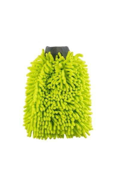 Chemical Guys Chenille Premium Wash Mitt žalia mikropluošto plovimo pirštinė Chemical Guys Chenille Premium Wash Mitt žalia mikropluošto plovimo pirštinė