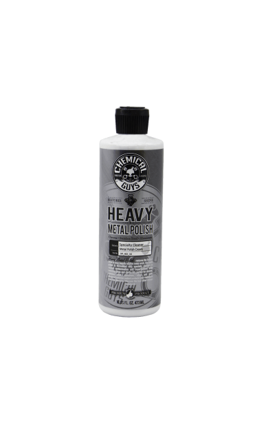 Chemical Guys Heavy Metal Polish metalo poliravimo pasta chromui ir metalui Chemical Guys Heavy Metal Polish metalo poliravimo pasta chromui ir metalui
