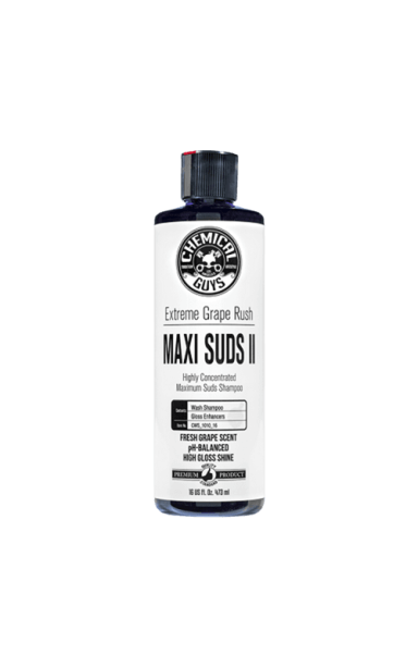 Chemical Guys Maxi Suds II vynuogių kvapo automobilio šampūnas 473ml Chemical Guys Maxi Suds II vynuogių kvapo automobilio šampūnas 473ml