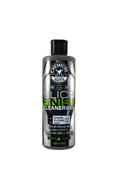 Chemical Guys Slick Finish Cleaner Wax valantis vaškas su blizgesio efektu Chemical Guys Slick Finish Cleaner Wax valantis vaškas su blizgesio efektu