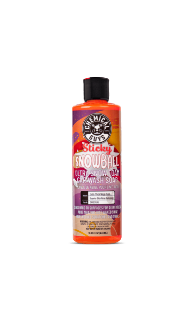 Chemical Guys Snowball Snow Foam aktyvios putos automobilio plovimui Chemical Guys Snowball Snow Foam aktyvios putos automobilio plovimui
