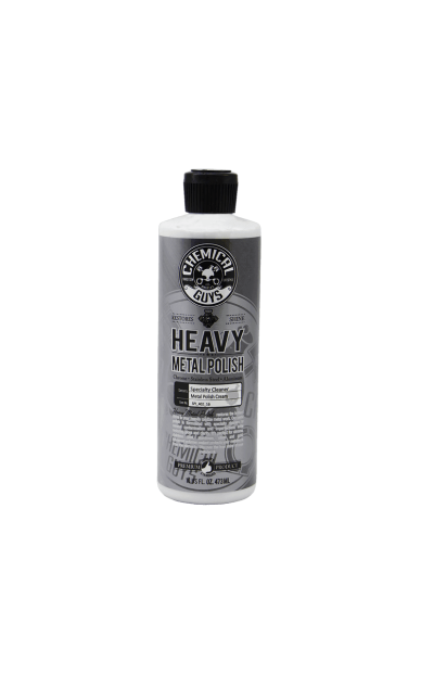 Chemical Guys Heavy Metal Polish metalo poliravimo pasta chromui ir metalui Chemical Guys Heavy Metal Polish metalo poliravimo pasta chromui ir metalui