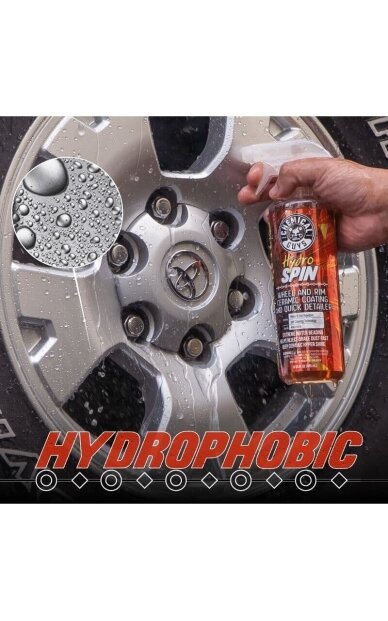 Chemical Guys HydroSpin keramikinė ratlankių apsauga su SiO2 2 Chemical Guys HydroSpin keramikinė ratlankių apsauga su SiO2 2