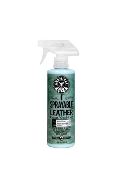 Chemical Guys Sprayable Leather odos valiklis ir kondicionierius 2in1 Chemical Guys Sprayable Leather odos valiklis ir kondicionierius 2in1