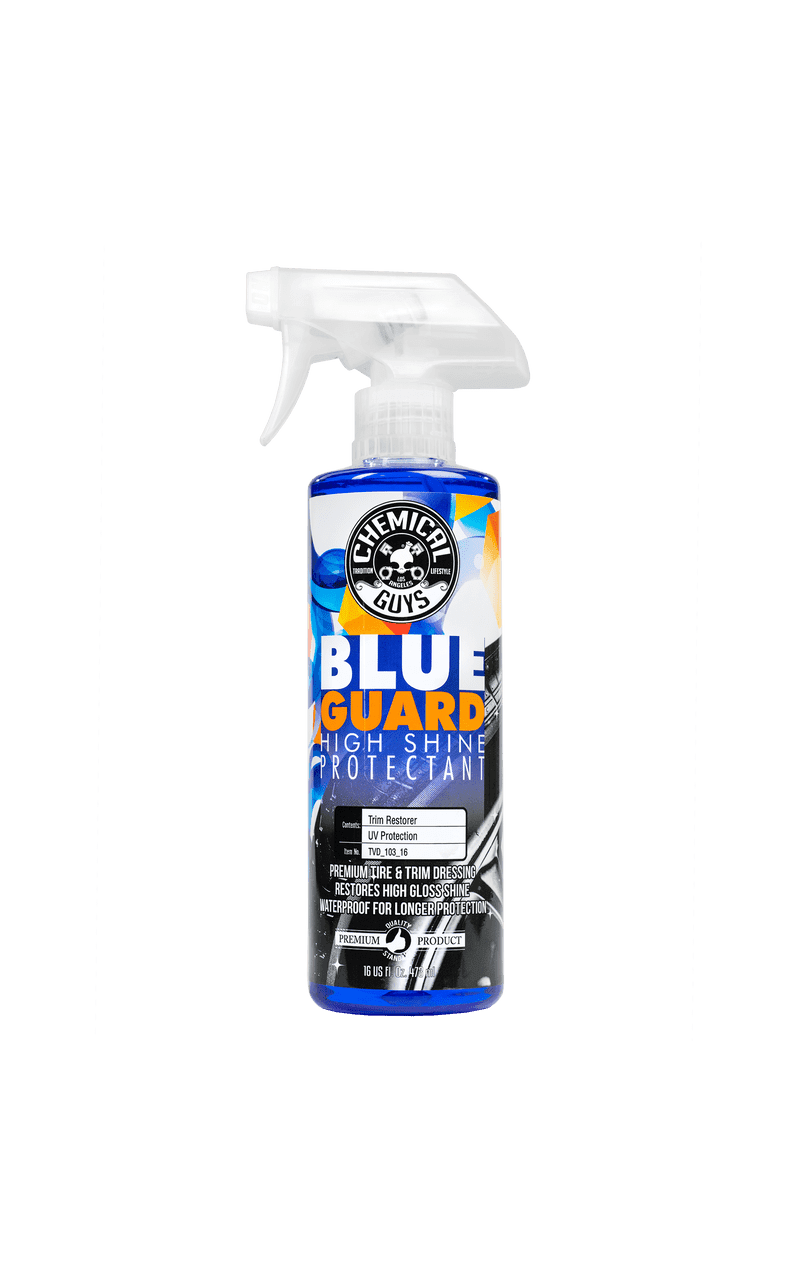 Chemical Guys Blue Guard plastikinių ir guminių paviršių atnaujinimo priemonė