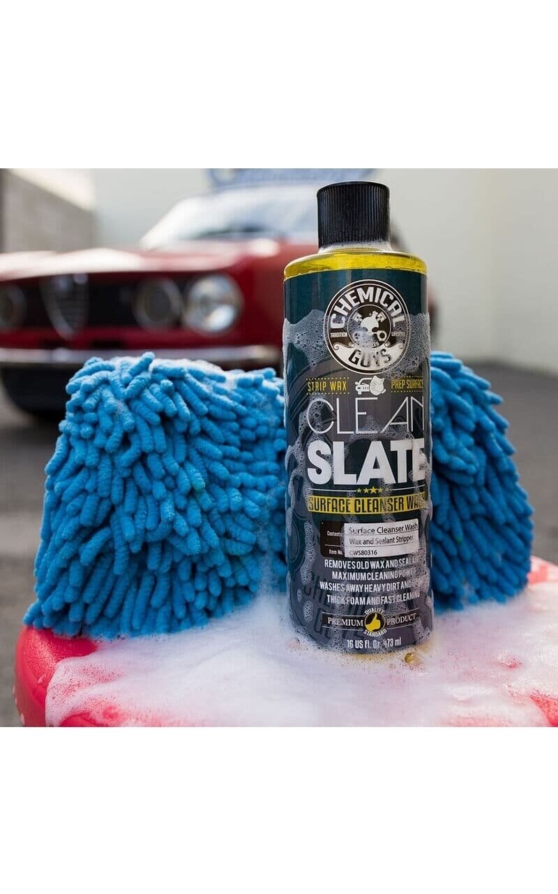 Chemical Guys Clean Slate šampūnas vaško ir sealant pašalinimui 1 Chemical Guys Clean Slate šampūnas vaško ir sealant pašalinimui 1