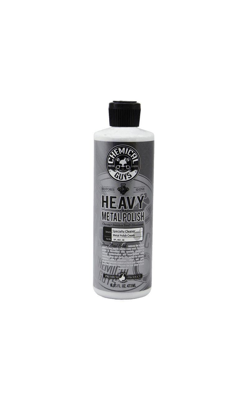 Chemical Guys Heavy Metal Polish metalo poliravimo pasta chromui ir metalui