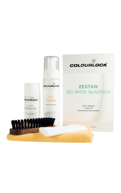 Colourlock Soft rinkinys senesnei odai – odinių automobilio sėdynių ir baldų valymo bei priežiūros rinkinys