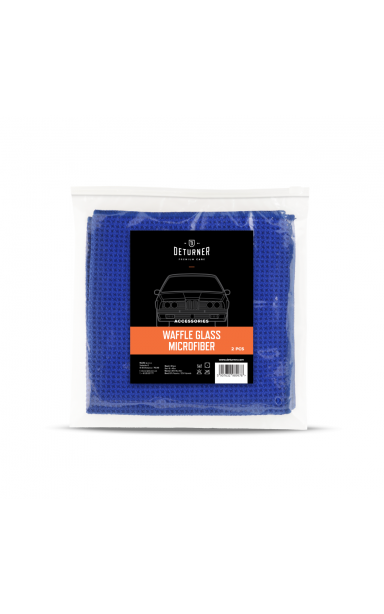 Deturner Waffle Glass Microfiber - langų ir stiklo paviršių valymo šluostė Deturner Waffle Glass Microfiber - langų ir stiklo paviršių valymo šluostė