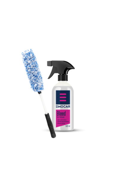 Ewocar Bleed + Microfiber Wheel Brush - Ratlankių valymo rinkinys Ewocar Bleed + Microfiber Wheel Brush - Ratlankių valymo rinkinys