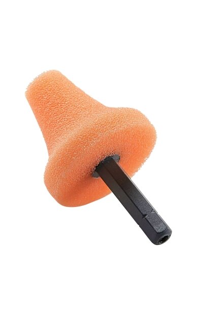 FLEX PK-O 35 HEX – oranžinė kūginė poliravimo kempinėlė, 35 mm, 1 vnt. FLEX PK-O 35 HEX – oranžinė kūginė poliravimo kempinėlė, 35 mm, 1 vnt.