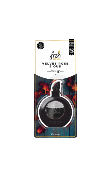 FRSH SCENTS pakabinamas kvapas VELVET ROSE & OUD, 1 vnt