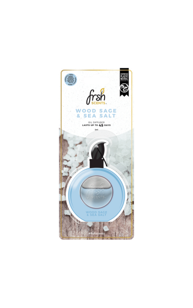 FRSH SCENTS pakabinamas kvapas WOOD SAGE & SEA SALT, 1 vnt