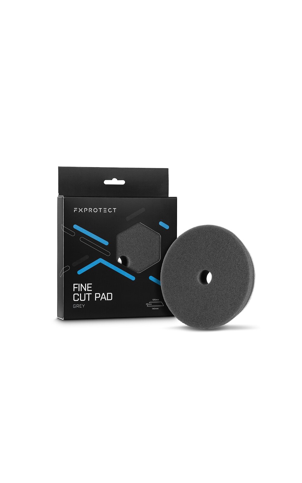 FX Protect Fine Cut Pad Grey 125 mm – baigiamasis poliravimo padas FX Protect Fine Cut Pad Grey 125 mm – baigiamasis poliravimo padas