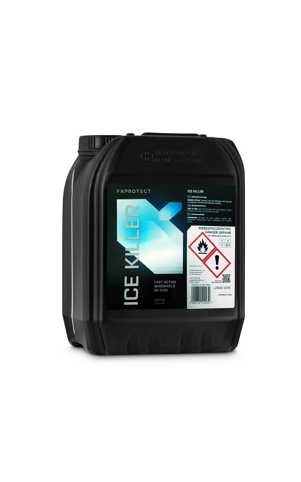 FX Protect Ice Killer 5 l – ledo šalinimo priemonė stiklams FX Protect Ice Killer 5 l – ledo šalinimo priemonė stiklams