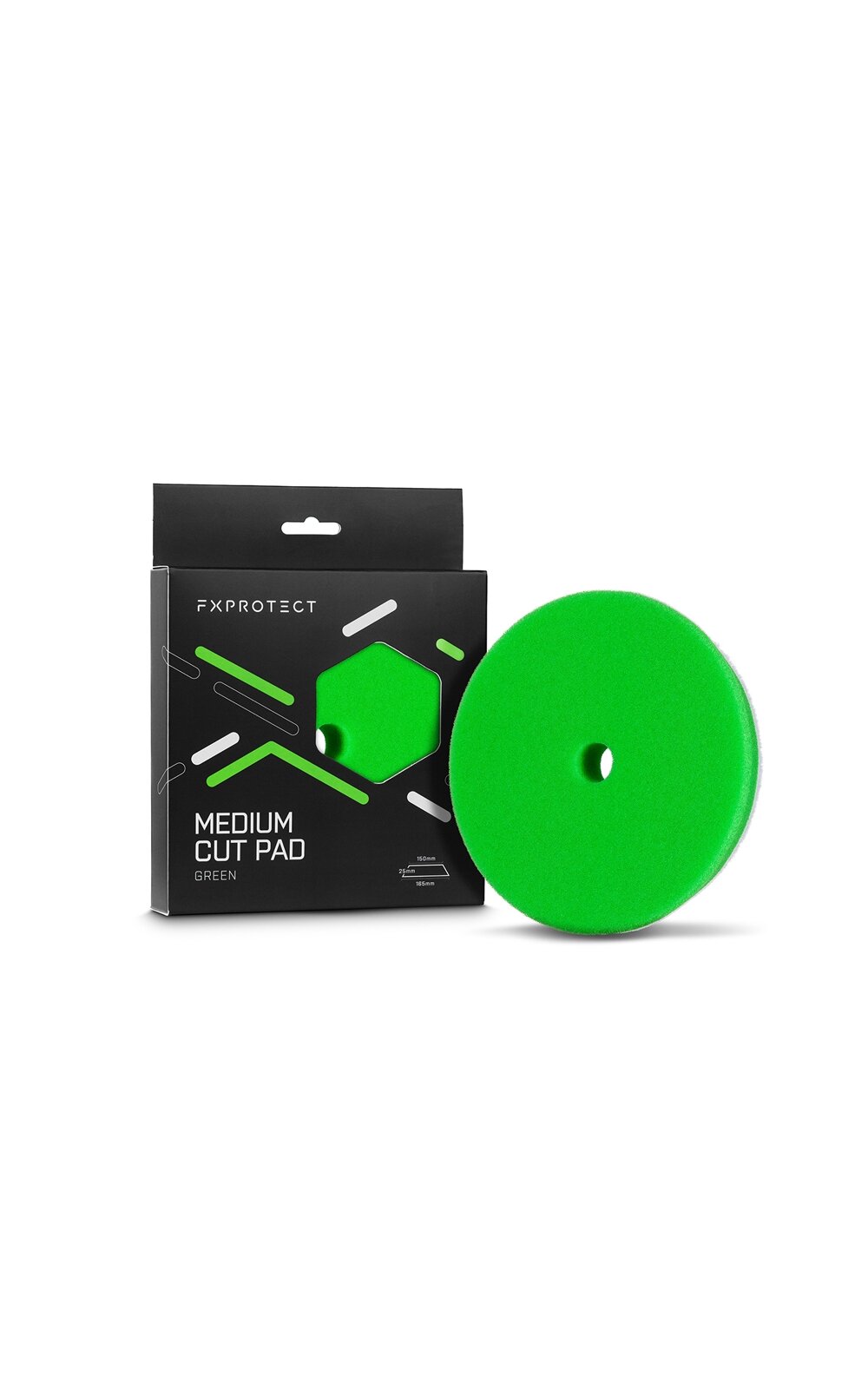 FX Protect Medium Cut Pad Green 150 mm – vidutinio kietumo poliravimo padas FX Protect Medium Cut Pad Green 150 mm – vidutinio kietumo poliravimo padas
