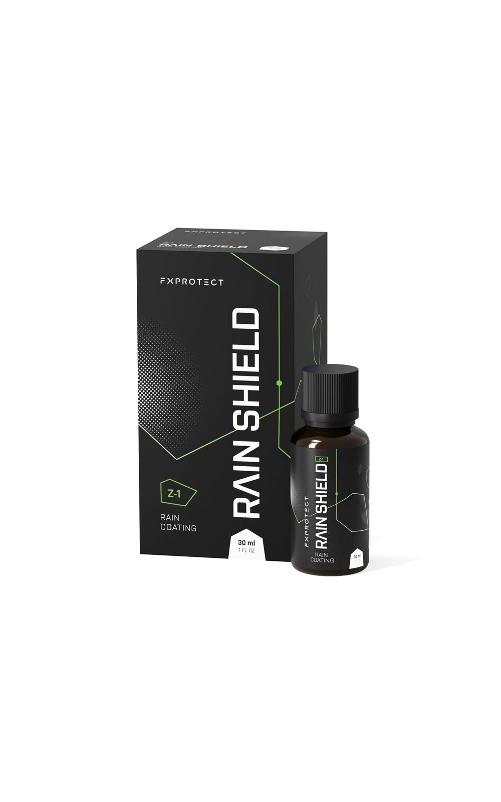 FX Protect Rain Shield Z-1 30ml – hidrofobinė danga automobilio stiklams FX Protect Rain Shield Z-1 30ml – hidrofobinė danga automobilio stiklams