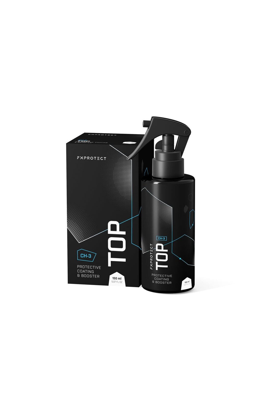 FX Protect Top Coating CH3 150 ml – apsauginių dangų atnaujinimo ir priežiūros priemonė FX Protect Top Coating CH3 150 ml – apsauginių dangų atnaujinimo ir priežiūros priemonė