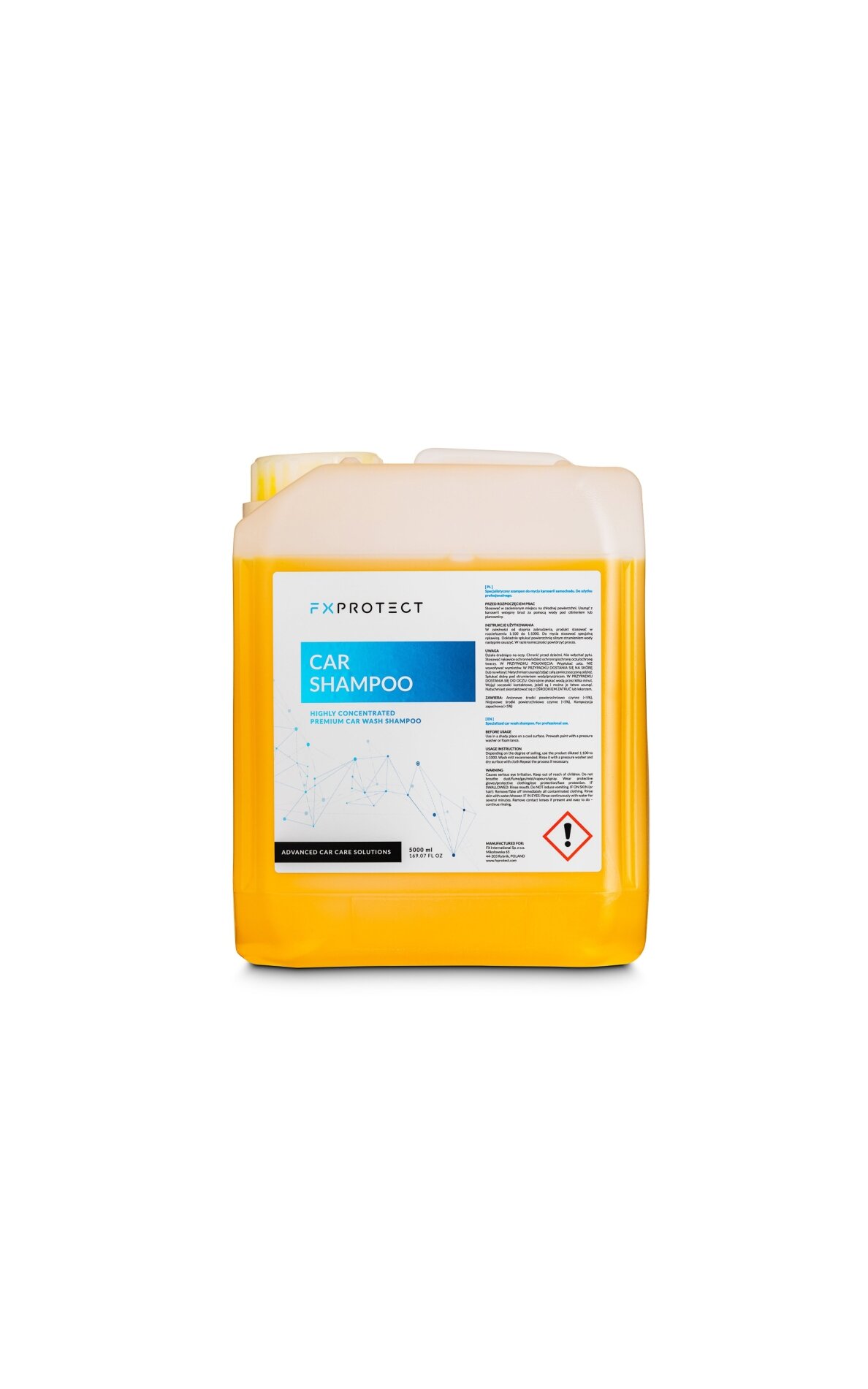 FX Protect Car Shampoo 5L – automobilio šampūnas