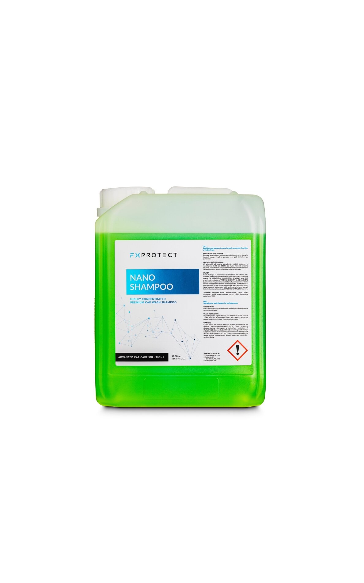 FX Protect Nano Shampoo 5L – nano šampūnas su SiO₂