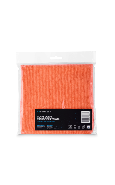 FX Protect Royal Coral 40 × 40 320 GSM – universali mikropluošto šluostė